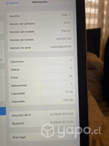 Ipad air 16gb - Imagen 2