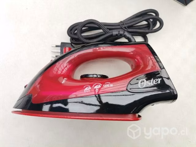 Plancha de vapor roja