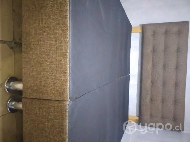 Cama de dos plazas con base dividida - Imagen 2