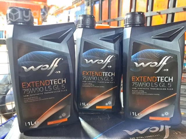 Aceite 75w90 LS API GL5 envase 1lt Wolf