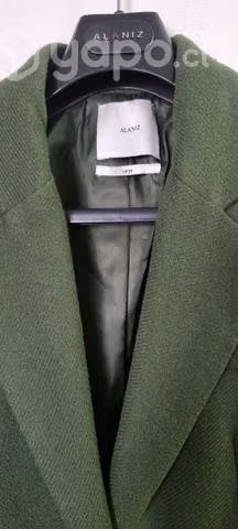 Abrigo verde  mujer ALANIZ TALLA L - Imagen 5