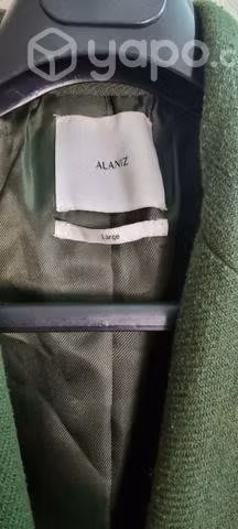 Abrigo verde  mujer ALANIZ TALLA L - Imagen 3
