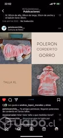 Ropa para mascota por lote