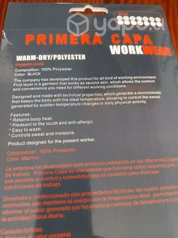Primera capa corporal 2 piezas - Imagen 2