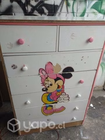Cómoda Disney en buen estado con rieles - Imagen 4