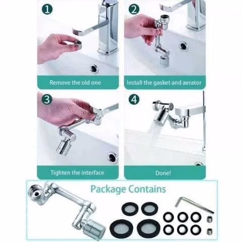 Extensor de grifo con rotación universal 1080 - Imagen 5