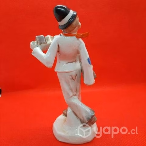 Acordeonista porcelana