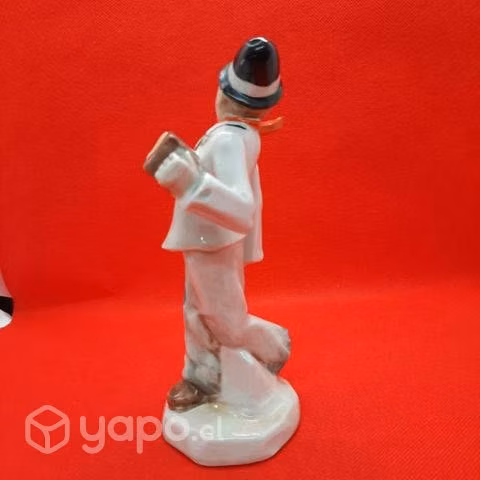 Acordeonista porcelana