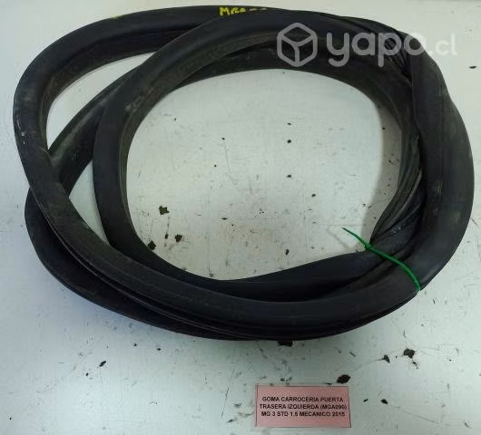 Goma Carroceria Puerta Tras Izq MG3 STD 2015