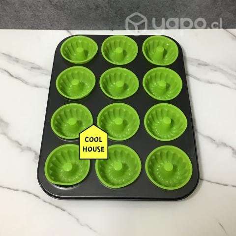 Molde cupcakes diseño donuts con silicona - Imagen 2