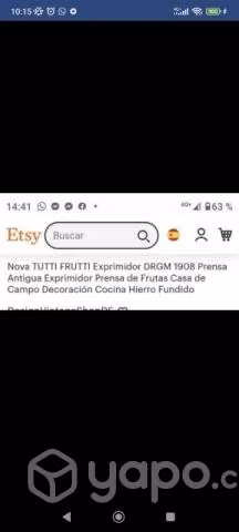 Exprimidora antigua