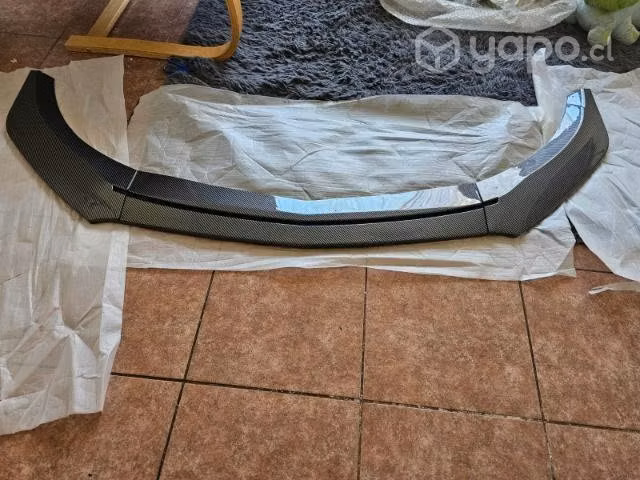 Front lip de carbono para mercedes benz clase a