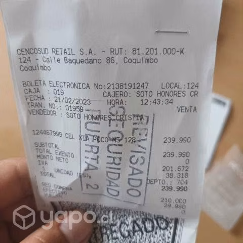Xiaomi Poco M5 3 Meses uso