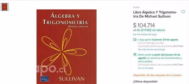 Libro Álgebra y Trigonometría SULLIVAN