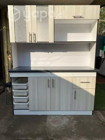 Mueble de 4 cuerpos con verdurero