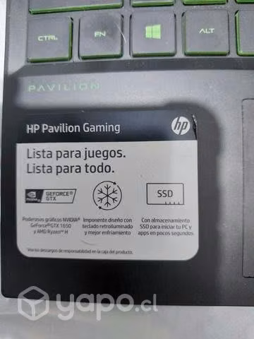 Notebook gamer hp pavilon gammin