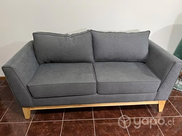 Sillones 3 cuerpos gris