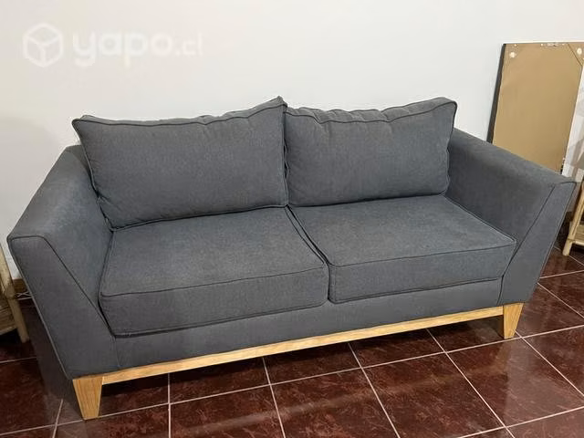 Sillones 3 cuerpos gris