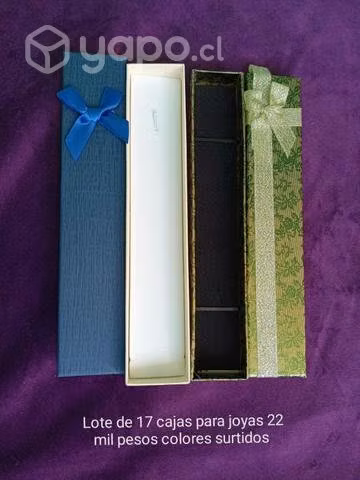17 cajas para pulseras. Relojes cadenas nuevas