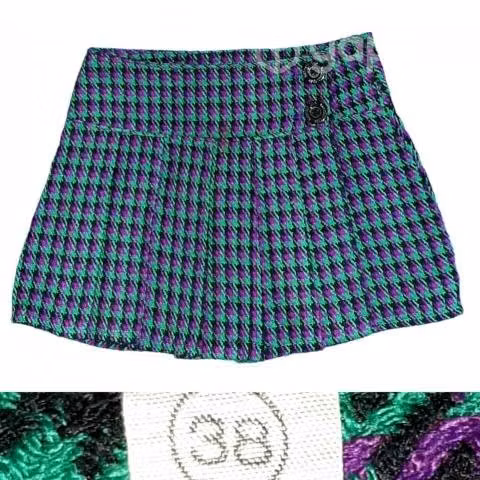 Falda Escocesa De Lanilla 38