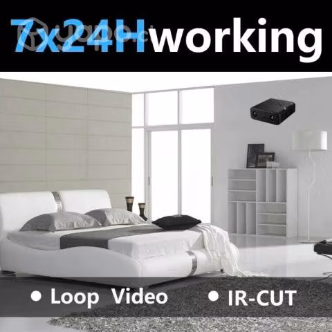 Mini Videocamara Espia Wifi Seguridad 32gb Hd 1080