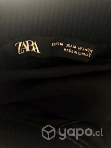 Chaqueta negra Zara