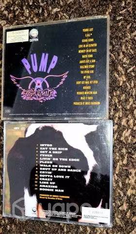 Cds Aerosmith, Coldplay ediciones usa
