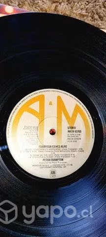 Peter Frampton Comes Alive Disco Doble de época