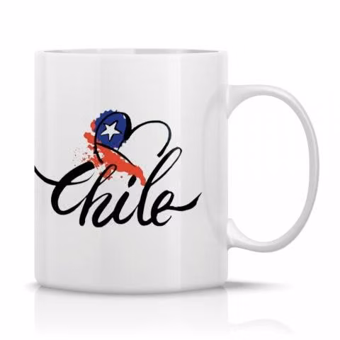 Taza/Tazon/Mug País Chile Amor A Chile 124