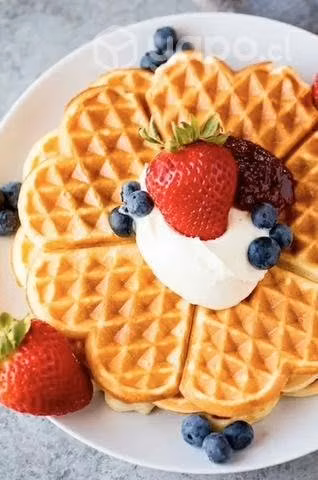 Waffle Corazón Marca Blanik