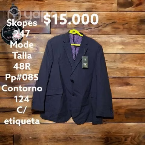 Chaqueta hombre talla 48R Shopes 247