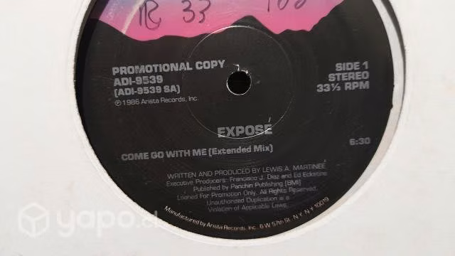 Vinilo Expose - Imagen 2