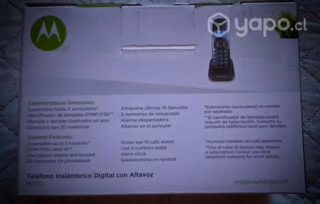 Teléfono Inalambrico Nuevo Con Caja  La Florida - Imagen 2