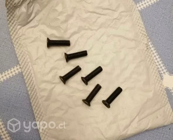 6 tornillos de rosca izquierda: mandril / taladro