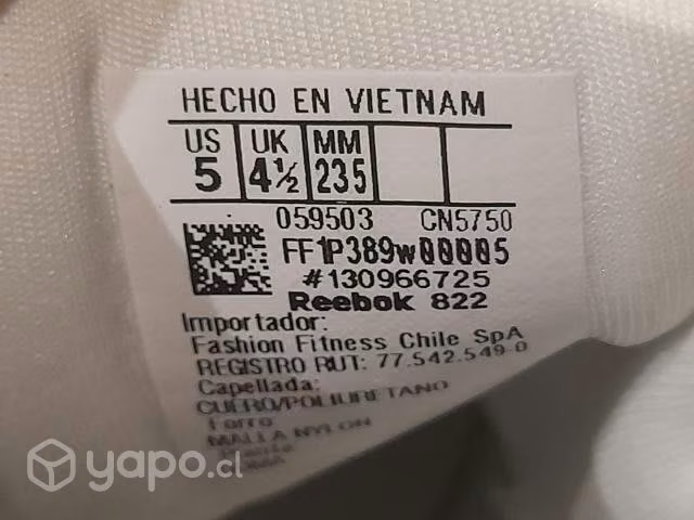 Zapatilla Reebok (mujer)HIT TR3 (sin uso) - Imagen 4