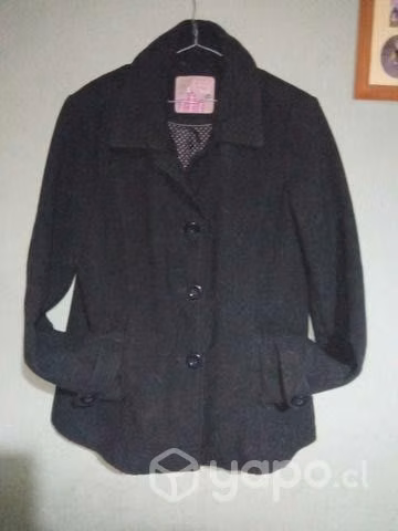 Abrigo gris oscuro talla S
