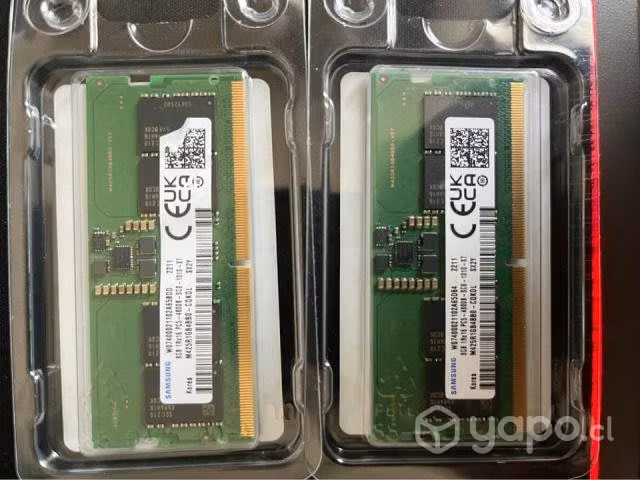 Memorias RAM DDR5 8GB 4800Mhz