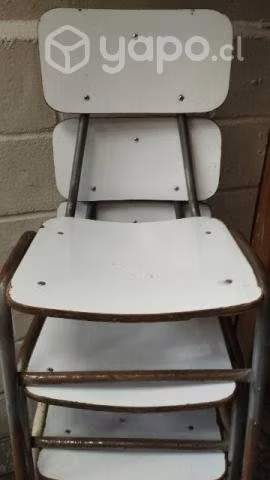 6 Sillas usadas de colegio