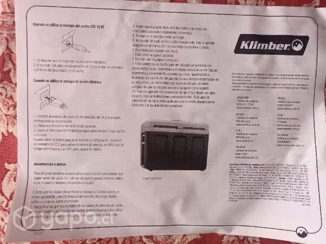 Cooler electrico 40 lts