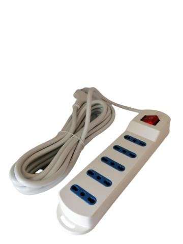 Alargador Zapatilla Eléctrica 5 Posiciones 5 Metro - Imagen 2