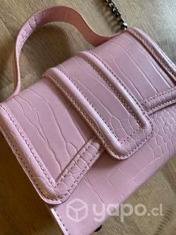 Cartera rosa Zara original - Imagen 2