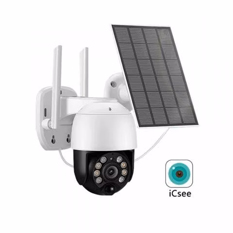 Cámara IP PT Panel Solar WIFI 2MP Exterior Jortan