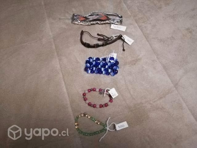 Pulseras colores