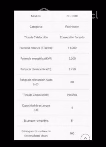 Estufa parafina láser sumoheat
