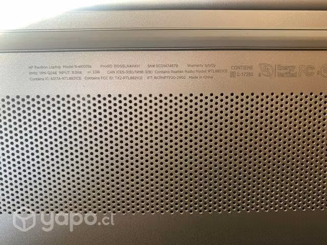 Notebook hp pavilion