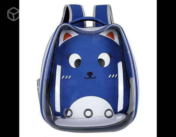 Mochila cápsula espacial para mascotas