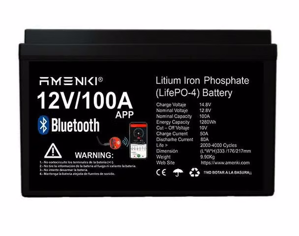 POWER ENERGY: BATERIA LIFEPO4 USO 12V/100aA - Imagen 2