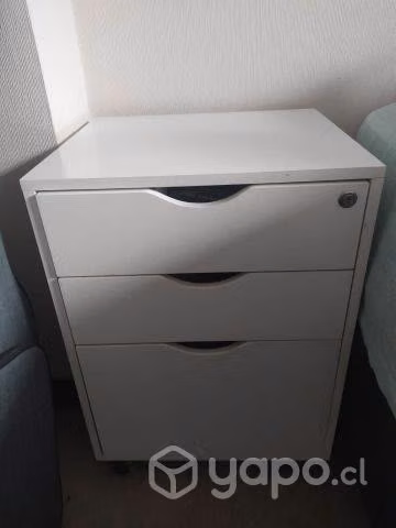 CAJONERA BLANCA con ruedas - Imagen 2