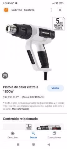 Pistola de calor