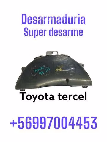 Sinoptoco Toyota Tercel Importadora desarmaduria